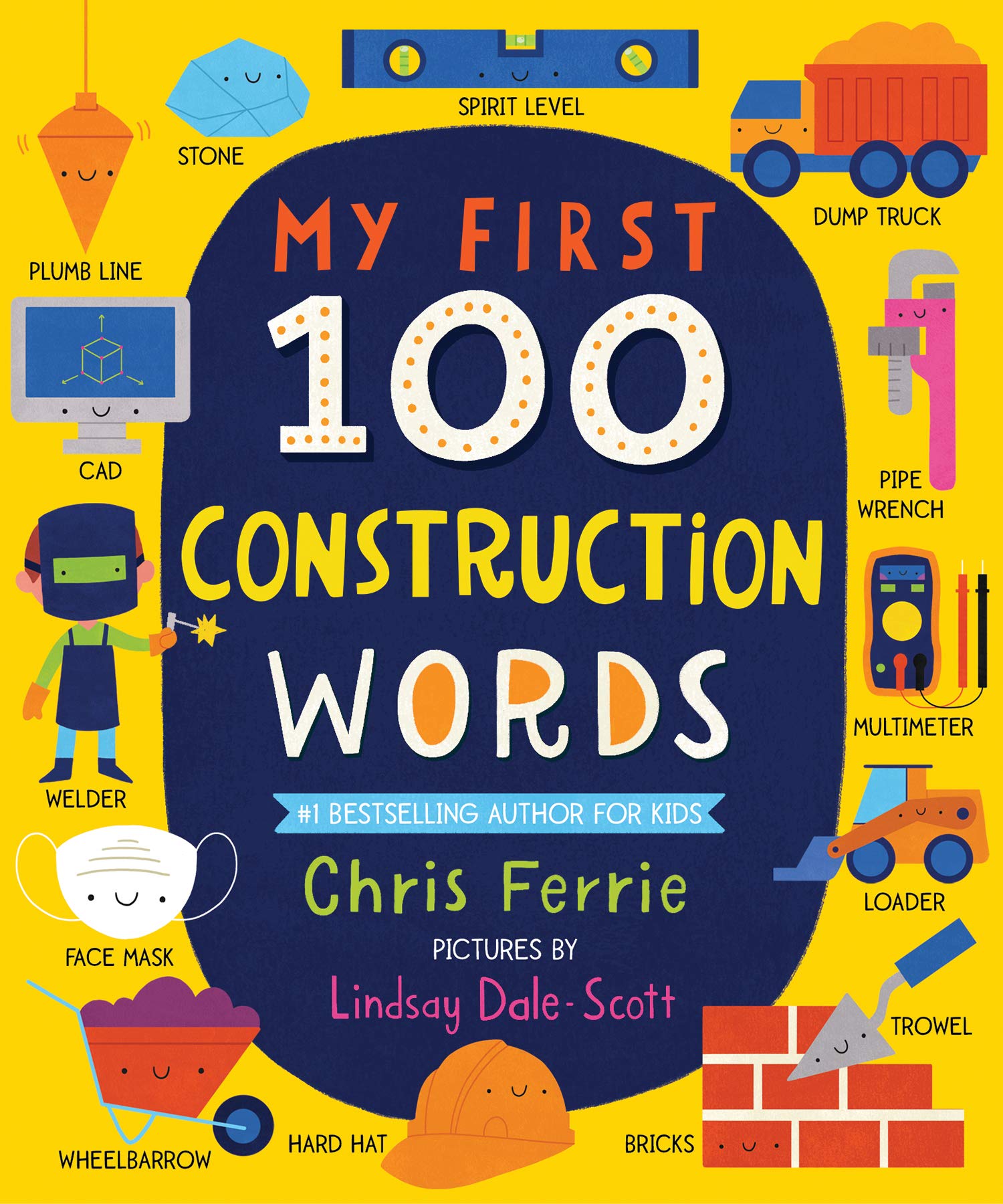 My First 100 Construction Words Book Cover